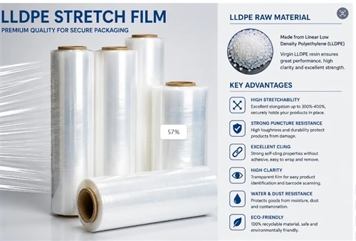 LLDPE Stretch Film Material Explained: Why It Is The Best Choice For Industri...